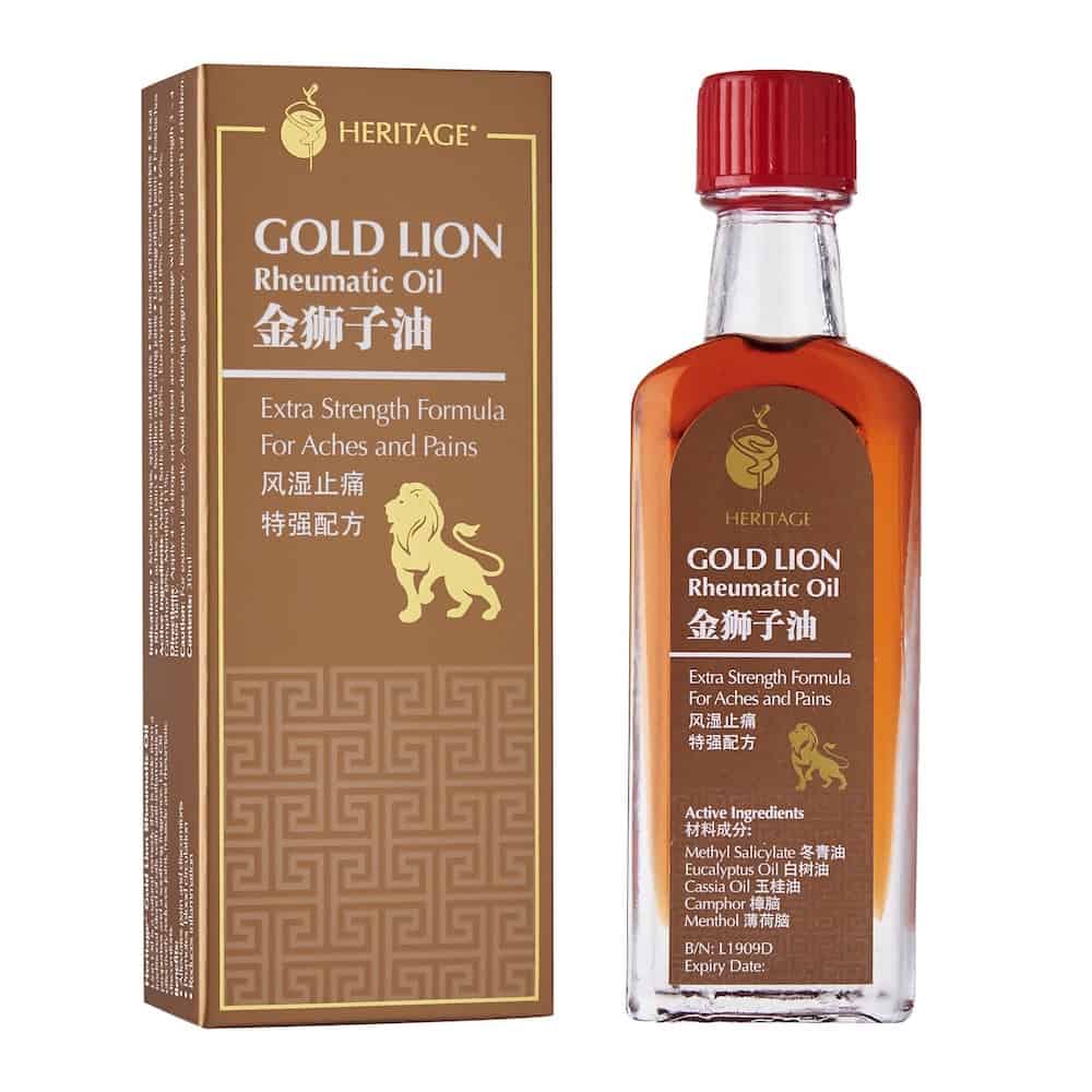 Gold Lion Rheumatic Oil [New 60ml Packaging]