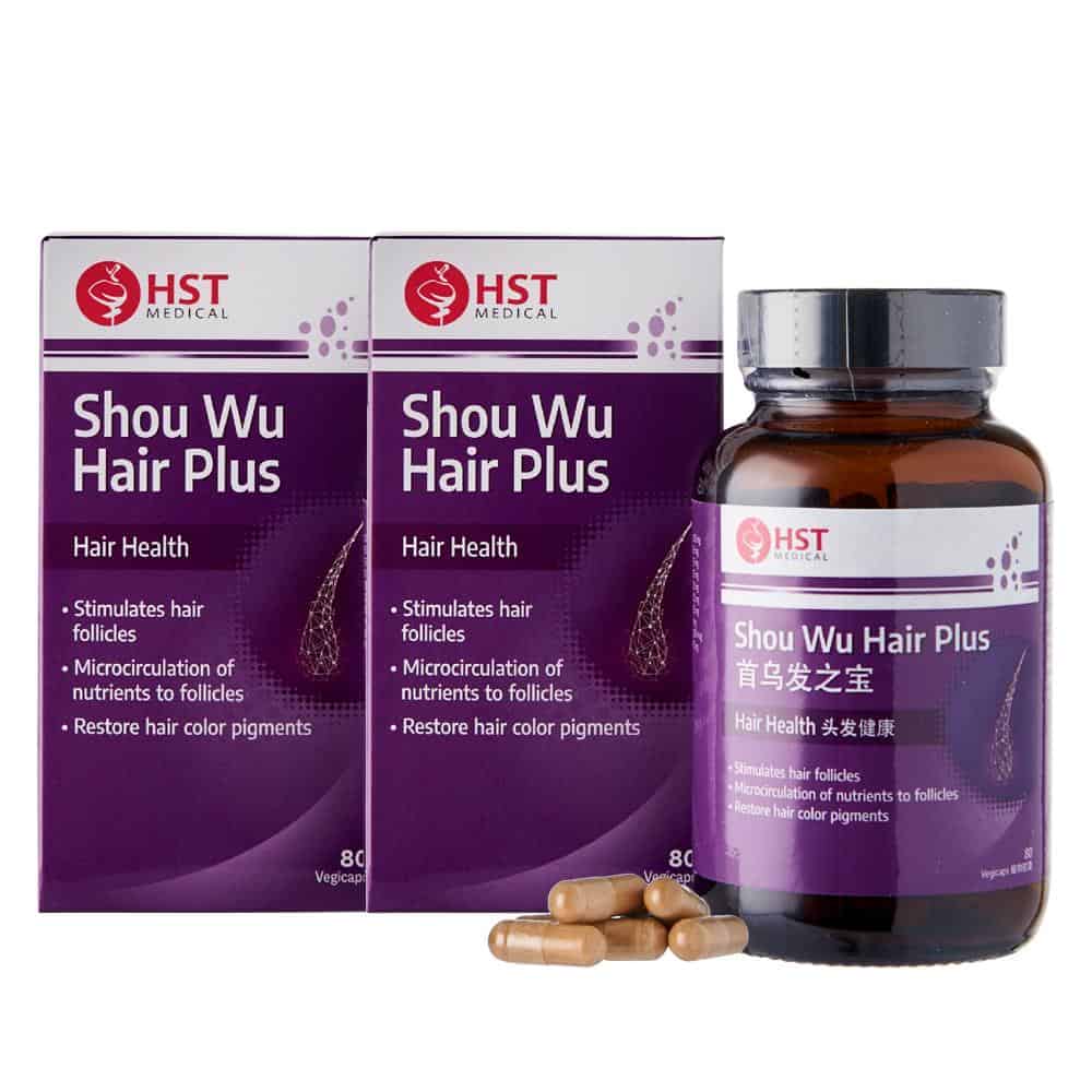 HST Medical® Shou Wu Hair Plus 首乌发之宝 [Twin Pack][Hair Care]