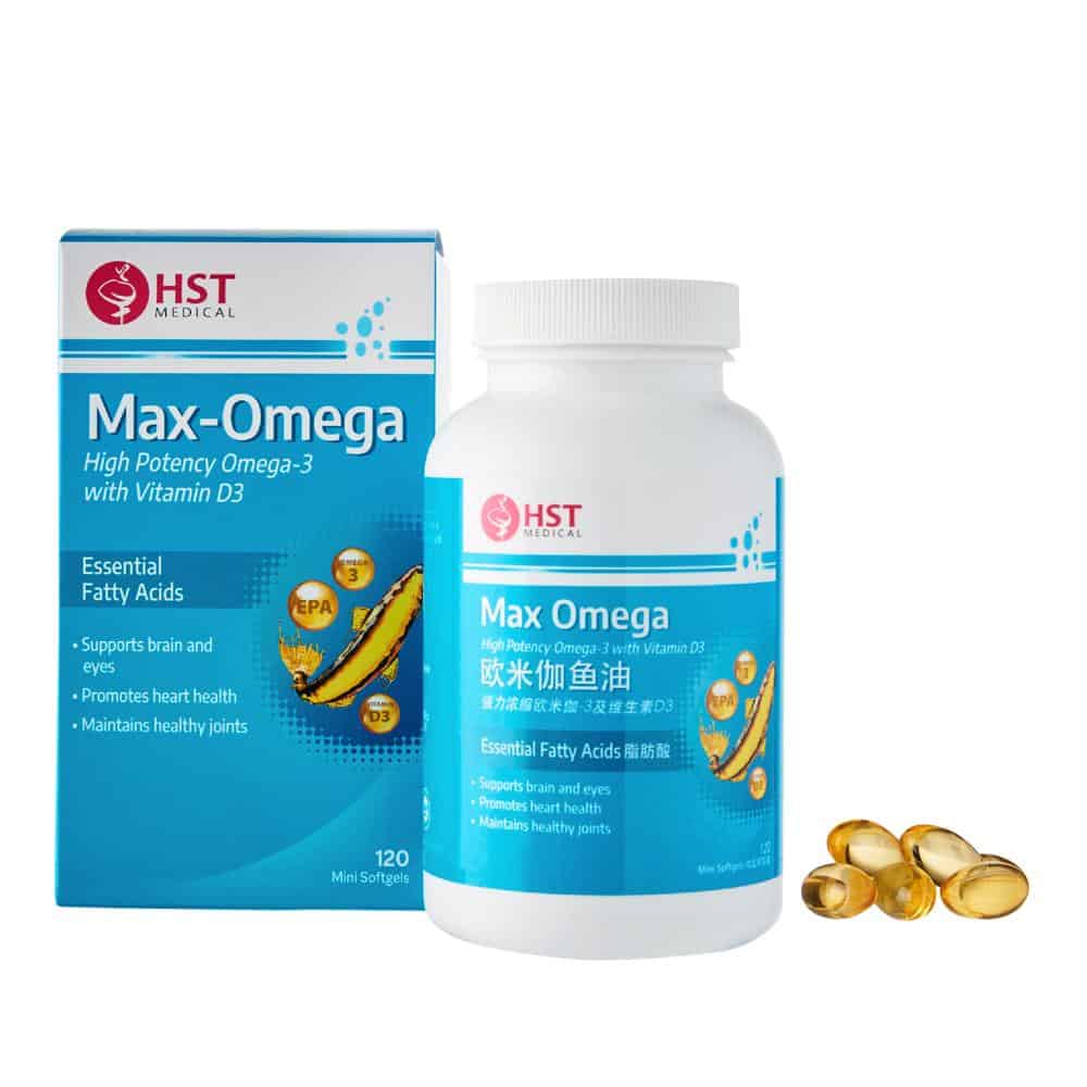 HST Medical® Max-Omega [Single Pack][Fish Oil]