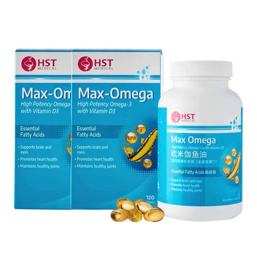 HST Medical® Max-Omega [Twin Pack][Fish Oil]