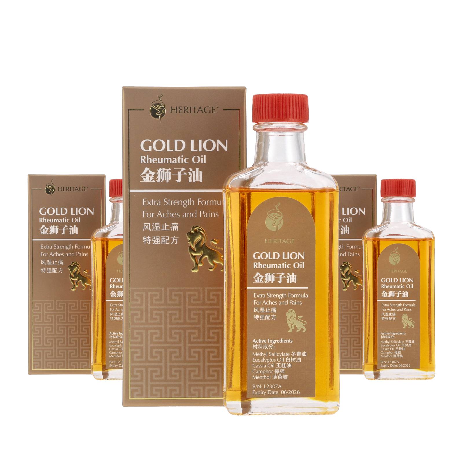 Heritage® Gold Lion Rheumatic Oil (Triple Pack) – HST Medical